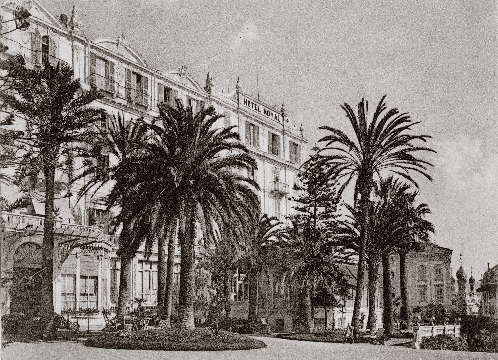 Royal Hotel Сан Ремо Удобства снимка The hotel in 1930